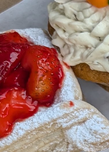 Strawberry napoleon at Missouri Baking Co